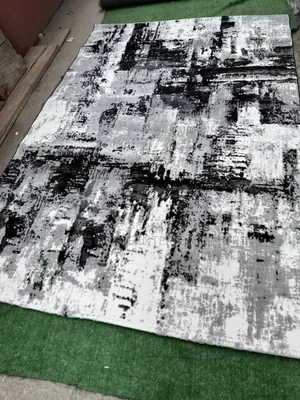 Turkish Center Rug Available as Seen Gray/Black Colour 