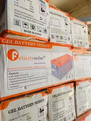 200ah Felicity Gel Batteries