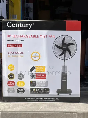 Century FRC-45-K 18" Rechargeable Mist Fan