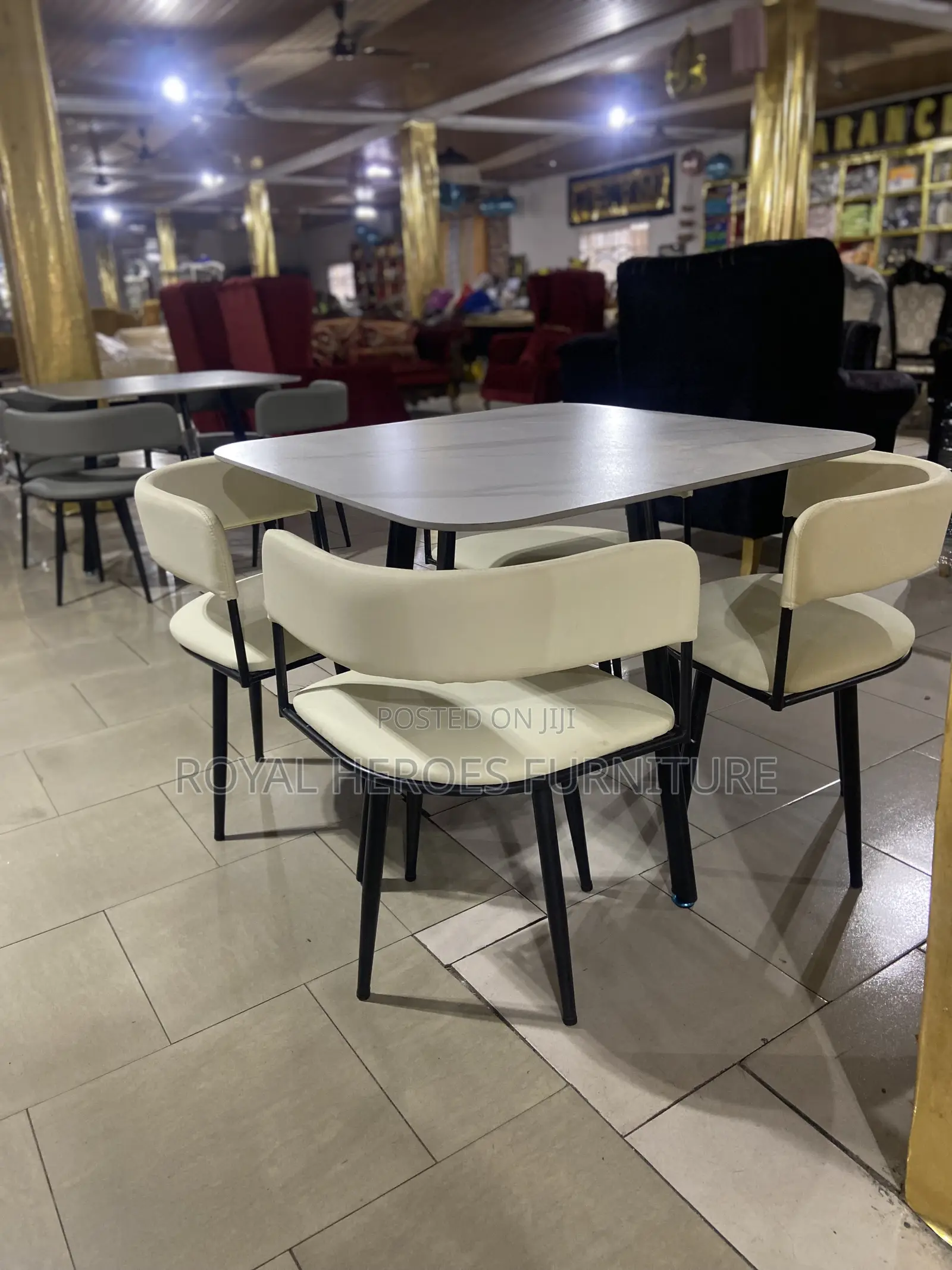 Marble Top Dining Set