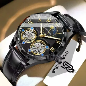 Careriso Automatic Leather Watch