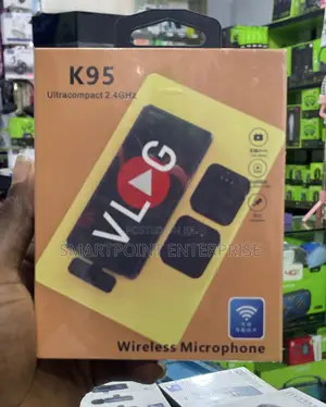 K-95 Vlog Wireless Noise Cancellation Dual Microphone
