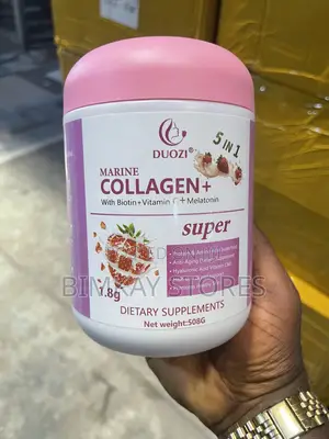 Duozi Marine Collagen With Biotin and Vitamin C Dietary Supplement.
