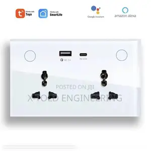 Smart Tuya Double Socket With Type C and Usb Port