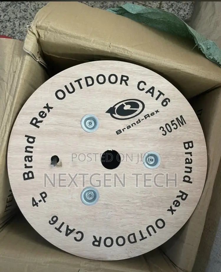 Brand-Rex Cat6 Outdoor Cable.