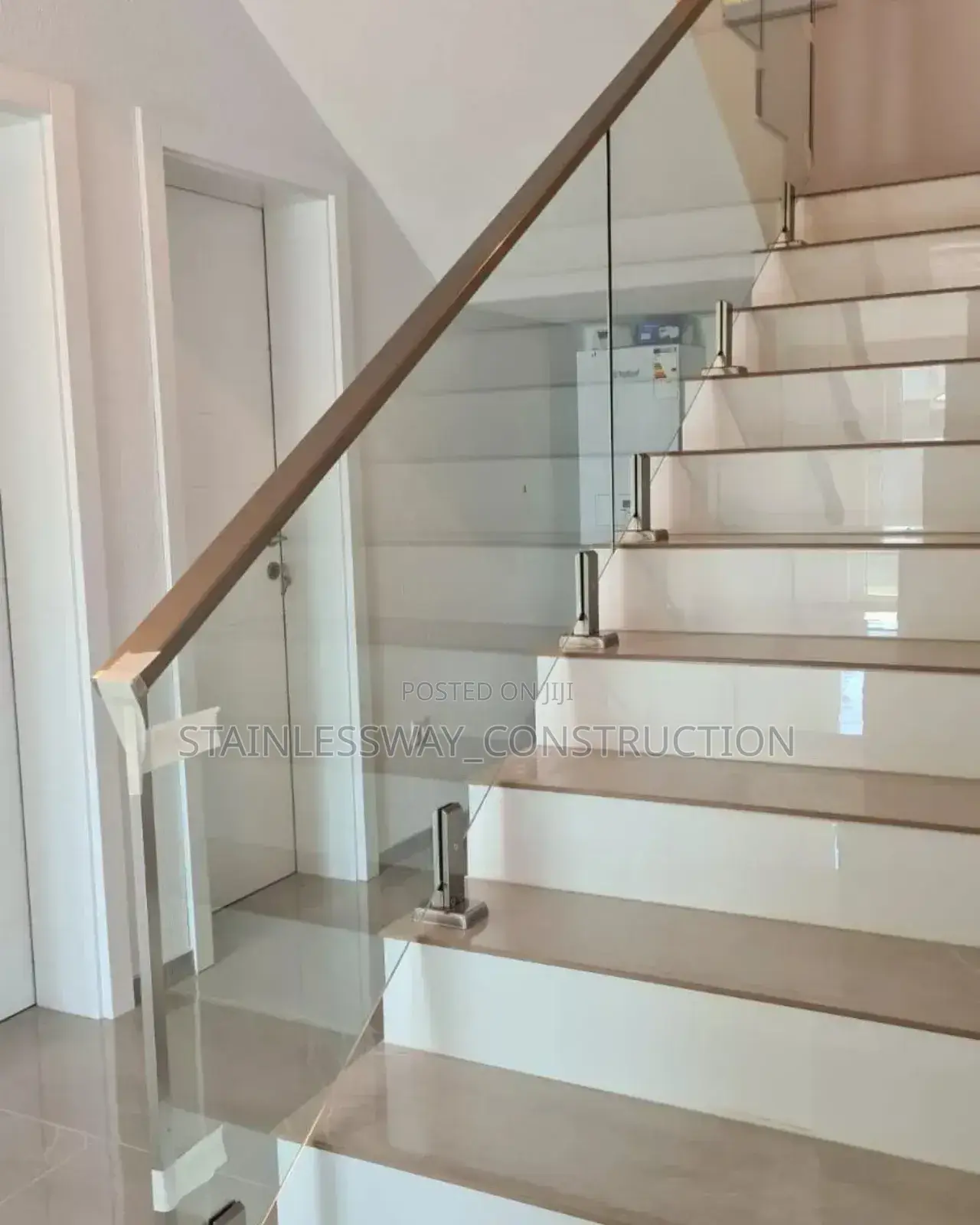 Crystalview Glass on Staircase