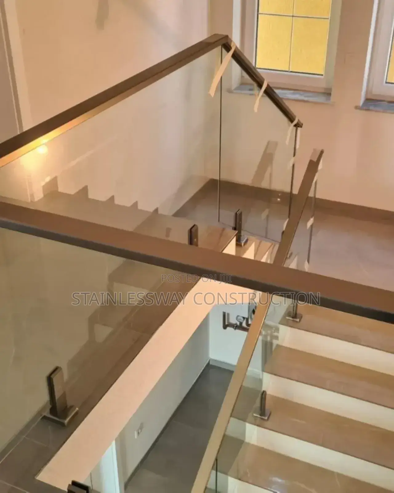 Crystalview Glass on Staircase