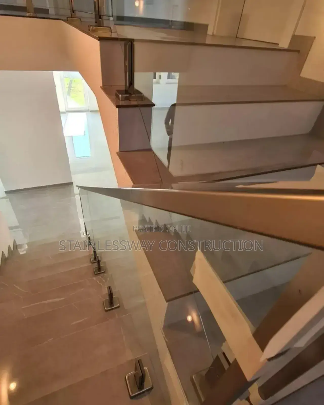 Crystalview Glass on Staircase