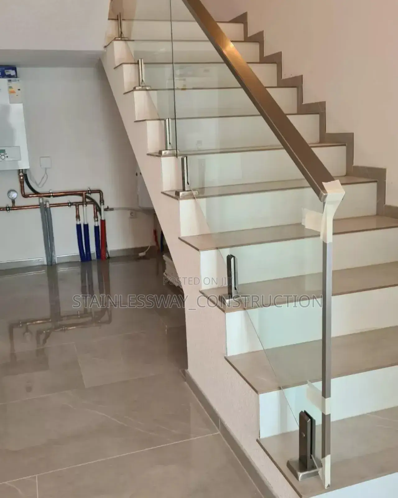 Crystalview Glass on Staircase
