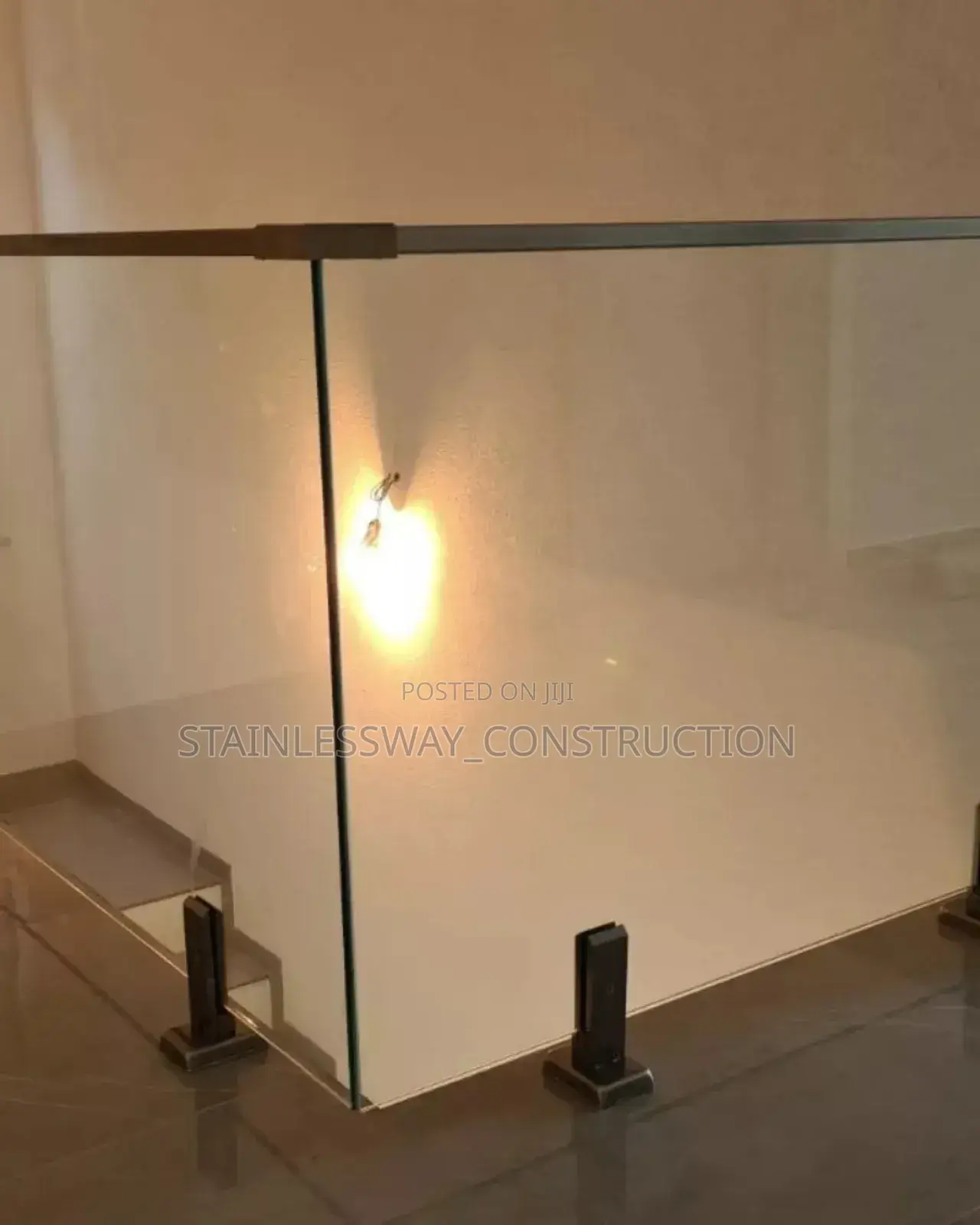 Crystalview Glass on Staircase