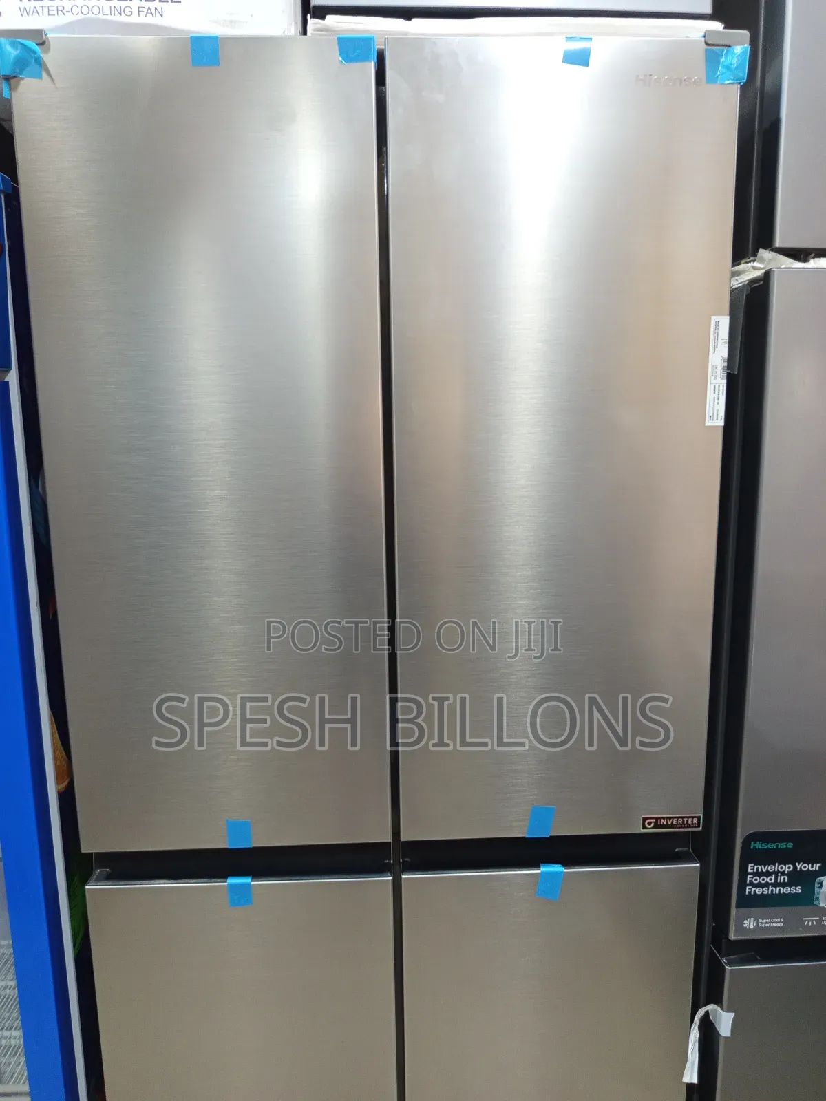Hisense Smart Inverter Refrigerator 392 Litres, Maximum Energy Saver!