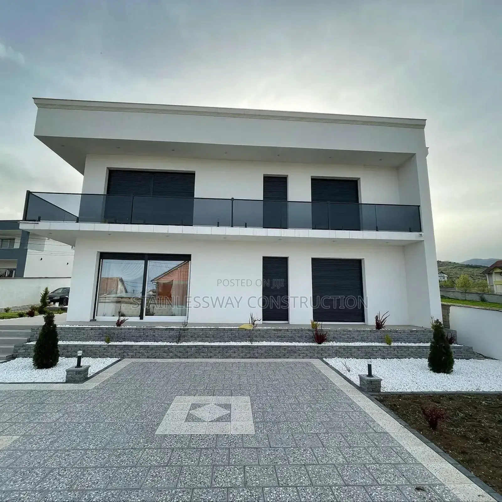 Elite Glass Dark Grey Solutions on Balcony