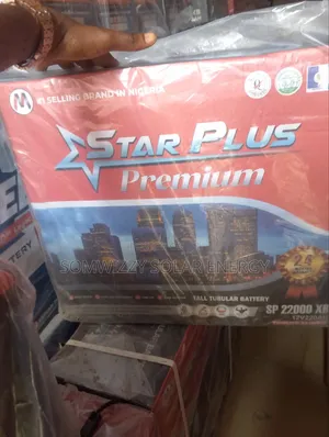 High Quality 2200ah/12v Tubular Battery Star Plus Premium