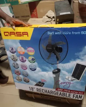Gasa Rechargeable Solar Fan With Remote Control