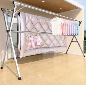 X-Hanger - Stainless Steel Foldable Telescopic Drying Clothes Hanger
