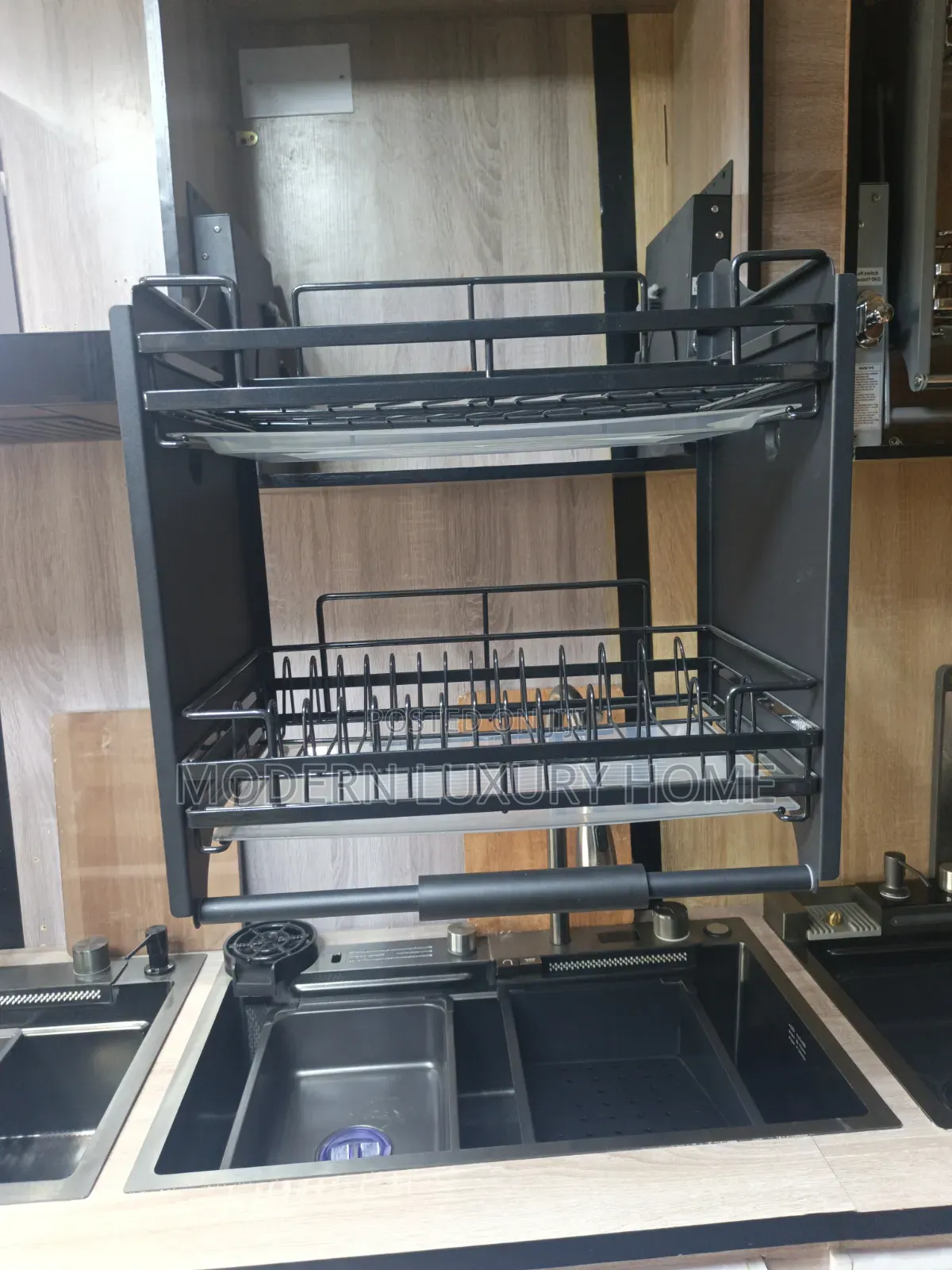 Pull Down Plate Rack