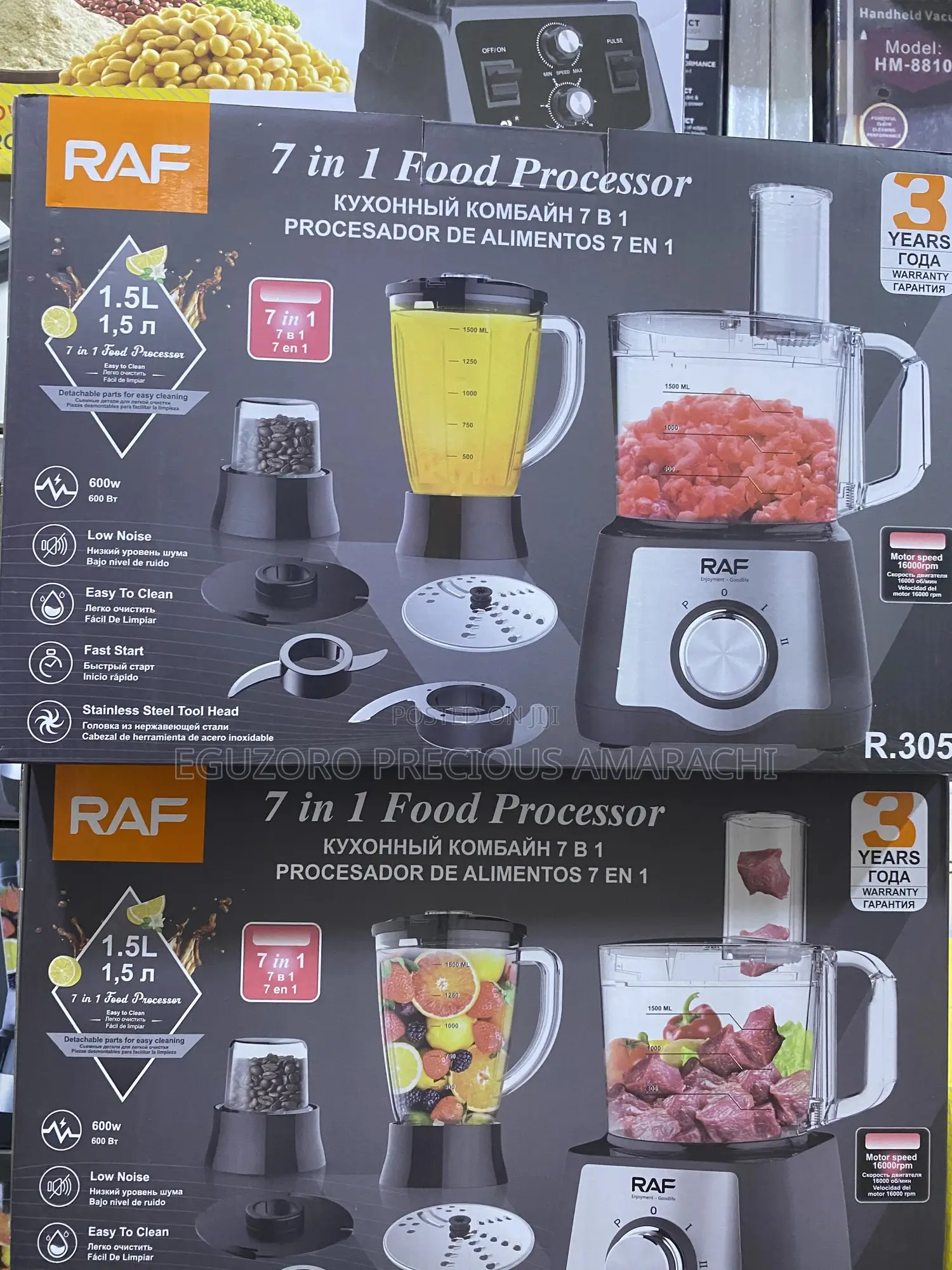Raf 7 in 1 Multifunctional Food Processor