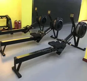 Commercial Air Rower, Full Body Rowing Machine for Gym Fitness Studio