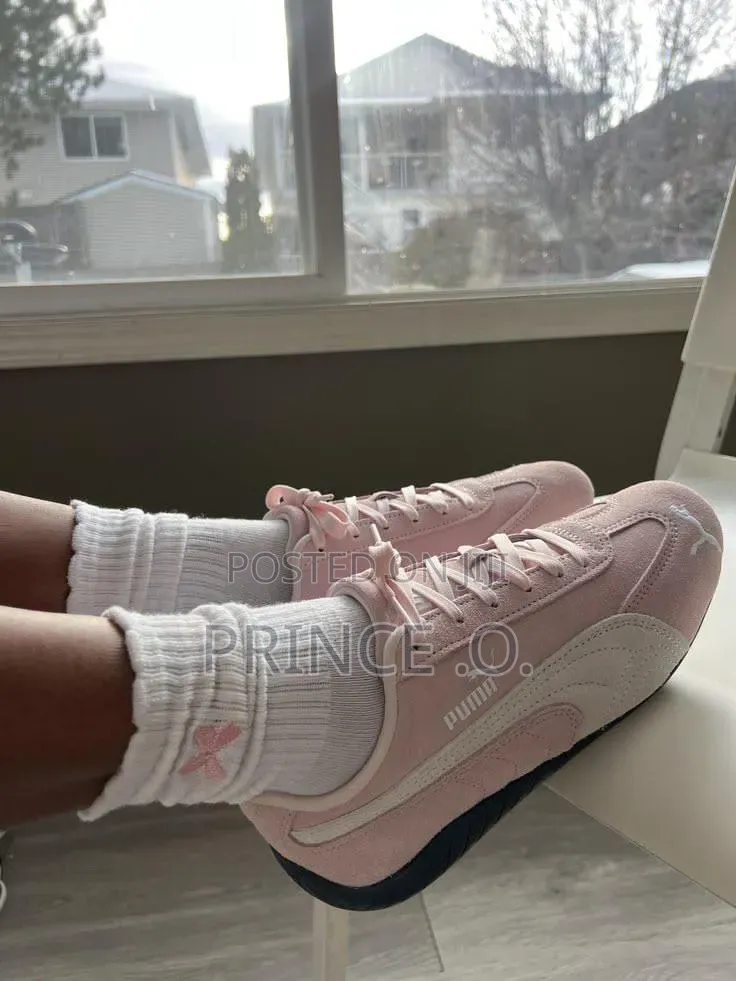 Pink Unisex Puma Sneakers
