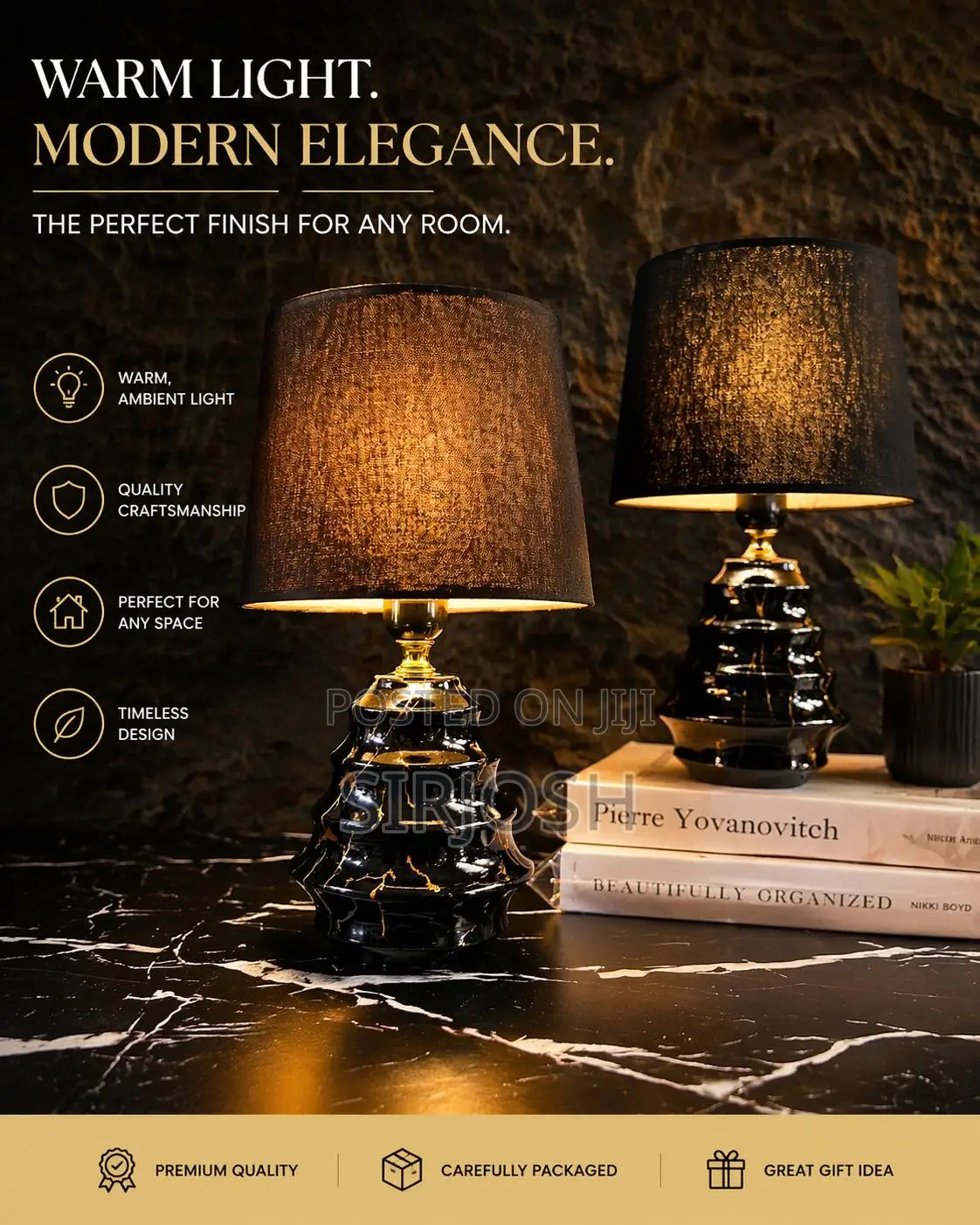 Black Table Lamp