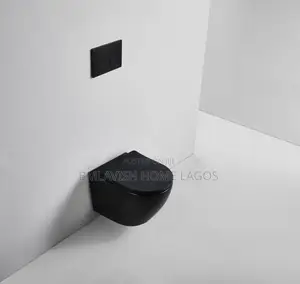 Imperial Black Concealed Water Closet Set