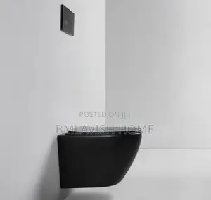 Imperial Black Concealed Water Closet Set