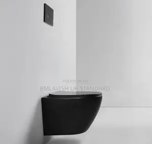 Imperial Black Concealed Water Closet Set