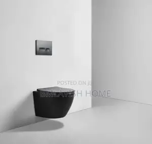 Imperial Black Concealed Water Closet Set