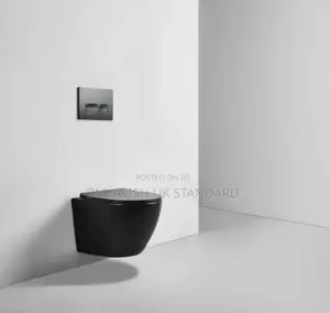 Imperial Black Concealed Water Closet Set