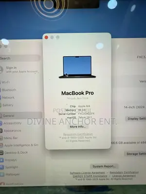 Laptop Apple MacBook Pro 2024 M4 14-inch 16GB Apple M4 SSD 512GB