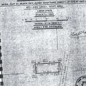 845 SQM Land for Sale Along Alpha Beach Road, Lekki