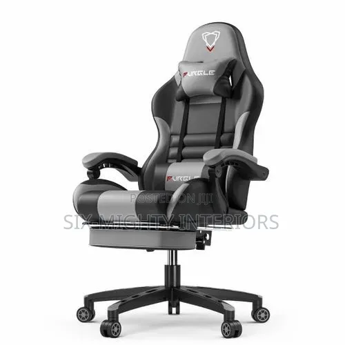 Furgle Designer Home Studio Gaming Chair - Black White