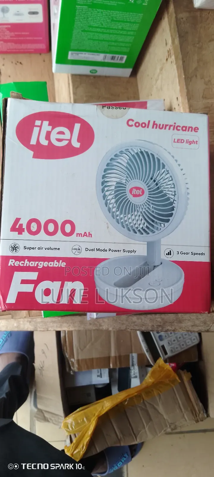 Itel 4000mah Fan