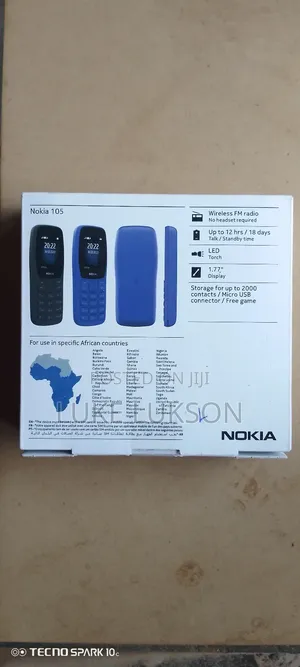 New Nokia 105 Black