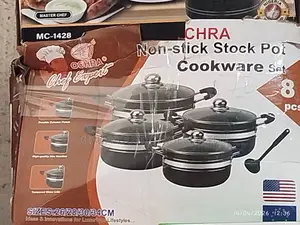 Ochra Chef Expert 8-piece Non-stick Stock Pot Cookware Se