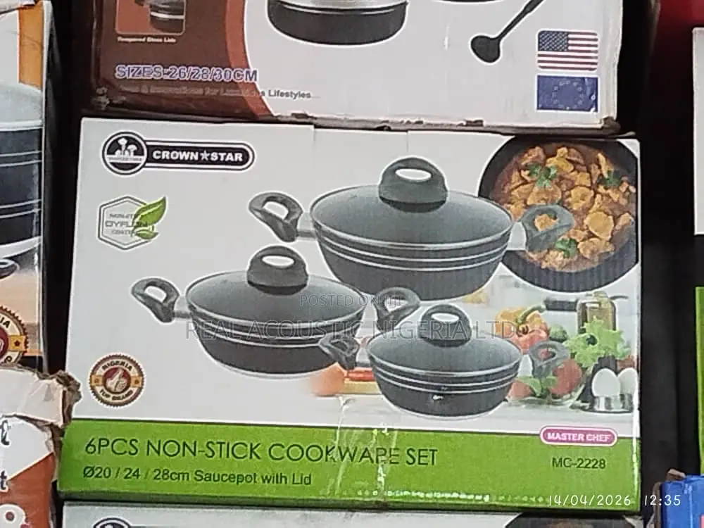 Crown Star 6-Piece Non-Stick Cookware Set