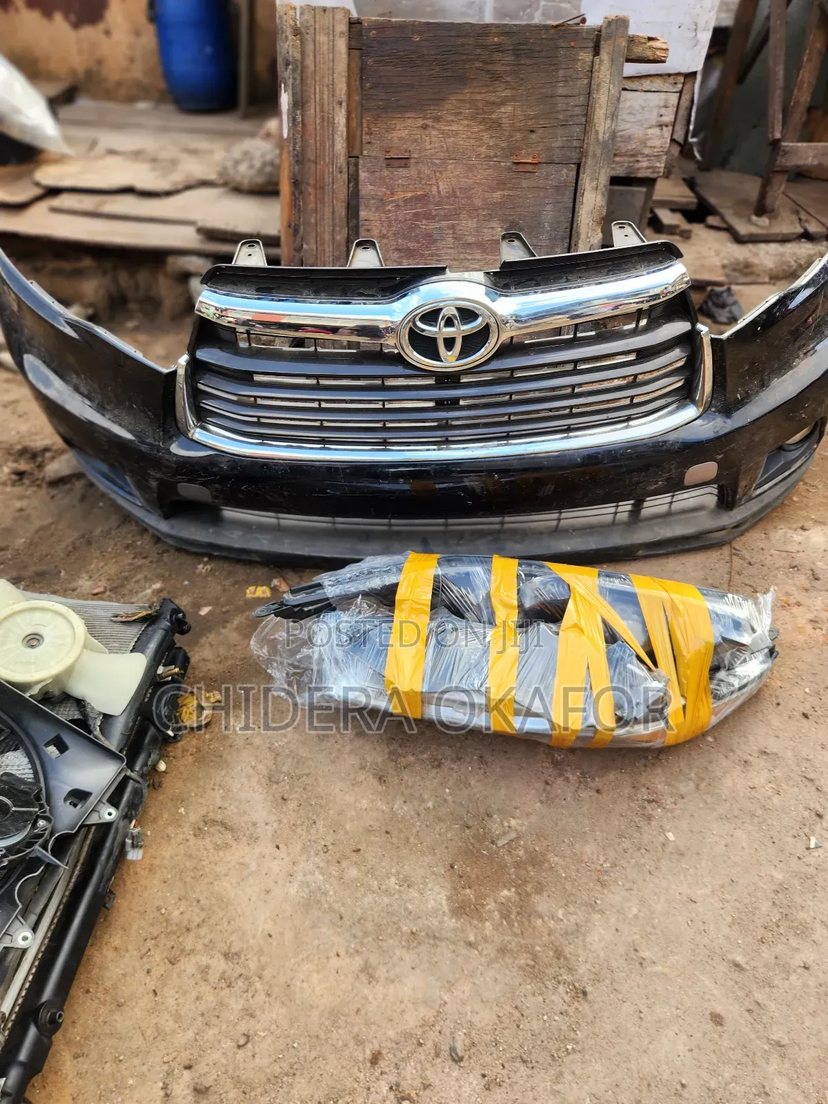 Complete Front Bumper Head Drum Highlander 2015
