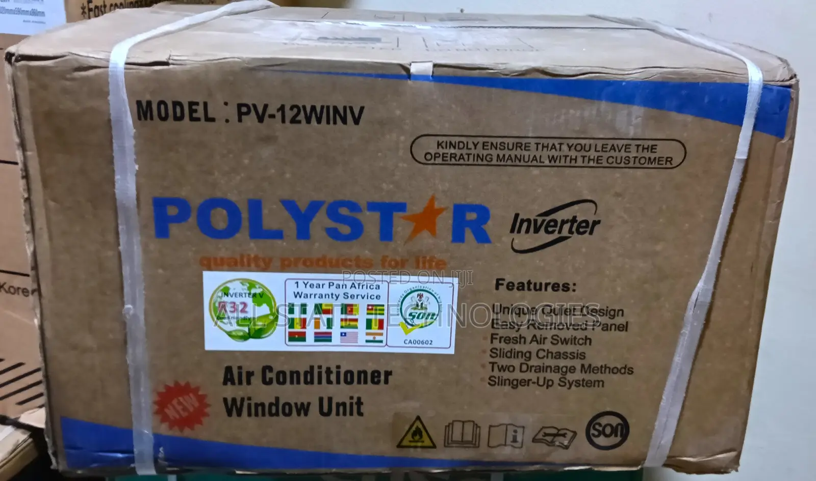 Polystar Pv-12winv Energy Saving Window Ac Inverter