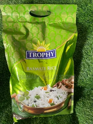 Trophy Basmati Rice 10kg – Long Grain, Aromatic (Sealed Bag)