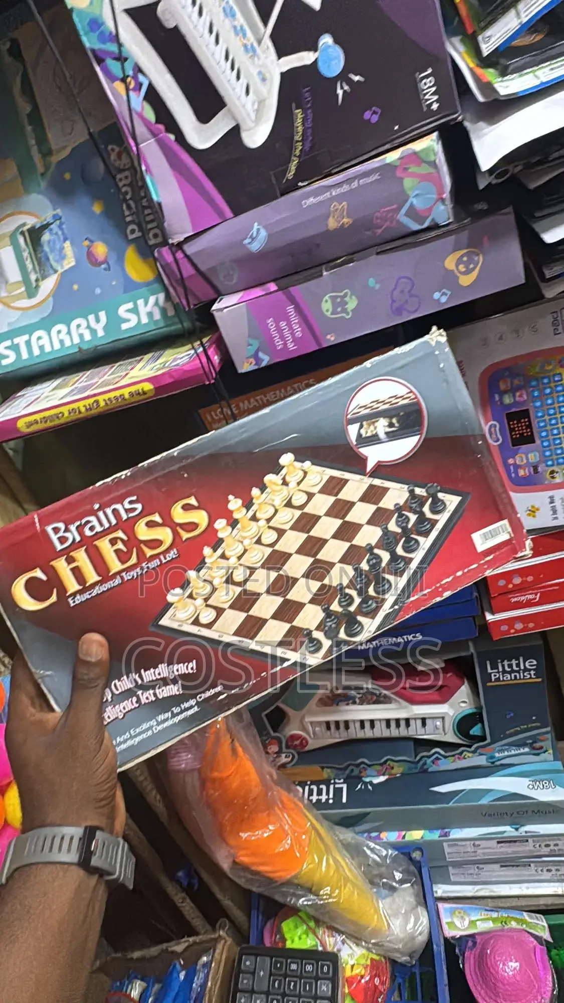 Brains Chess Magnetic Board Game Set