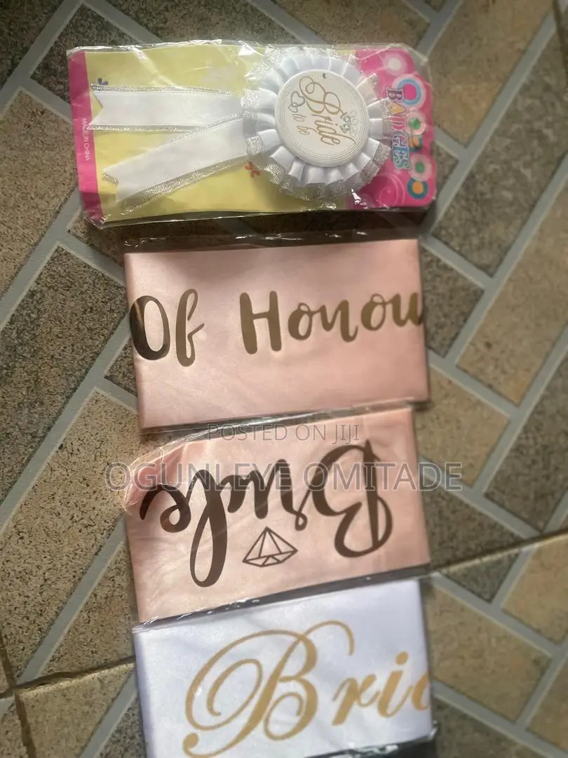 Bride Sash