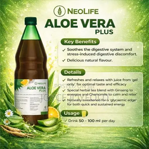 Aloe Vera Plus - For Digestive Tract, Immune System , Ulcer , Acidity