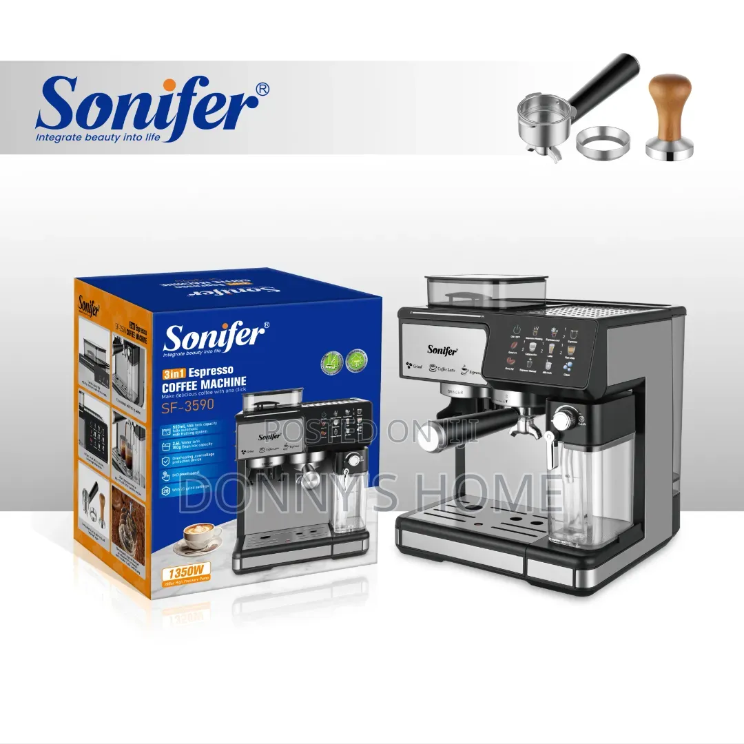 Sonifer Sf-3590 3 In1 Espresso Coffee Machine