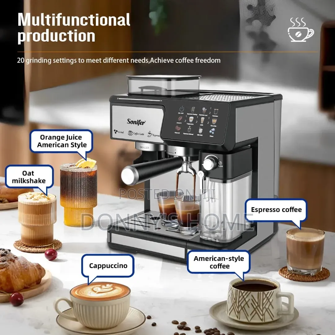 Sonifer Sf-3590 3 In1 Espresso Coffee Machine