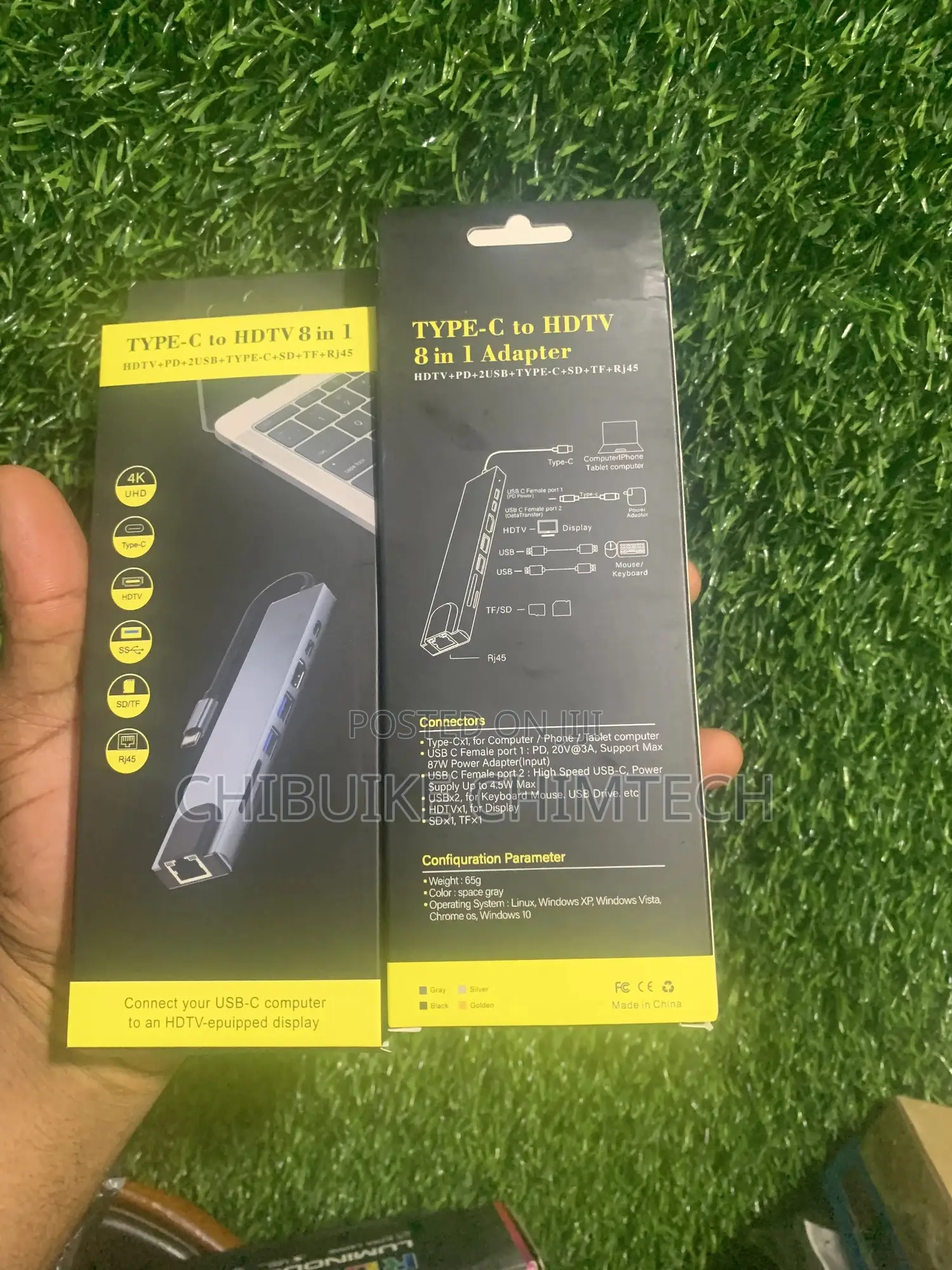 Type-C to HDTV 8in1