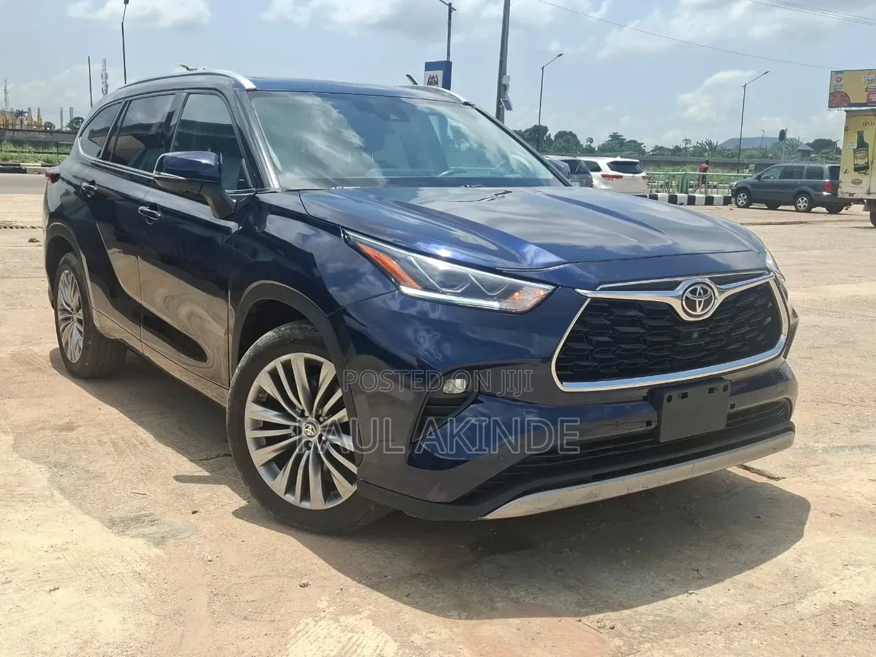 Toyota Highlander Platinum 2021 Blue