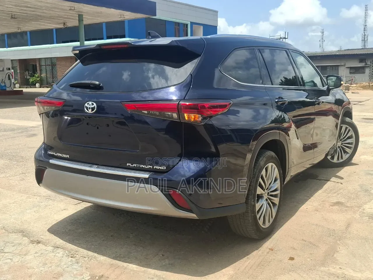 Toyota Highlander Platinum 2021 Blue