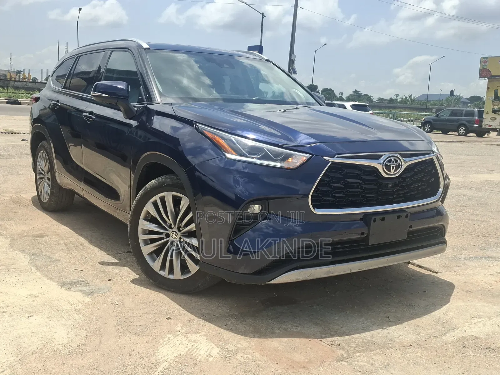 Toyota Highlander Platinum 2021 Blue