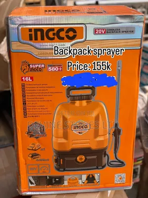 20v Ingco Cordless Back Pack Sprayer