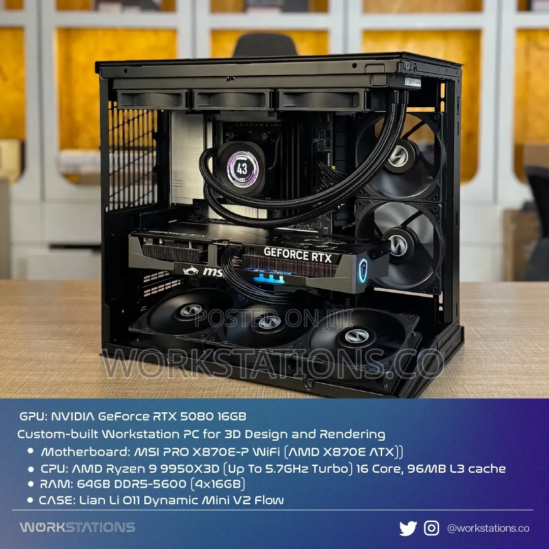 New Desktop Computer 64GB AMD Ryzen 9 SSD 2T